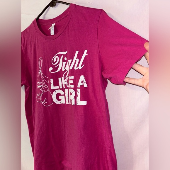 Bella Canvas Fuchsia Tee - Picture 3 of 7